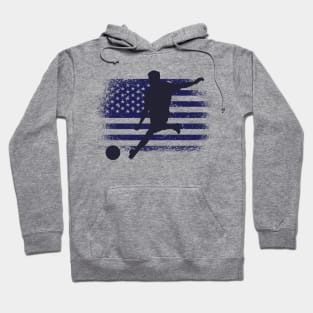 USA Soccer Fan Jersey Shirt American Flag Hoodie